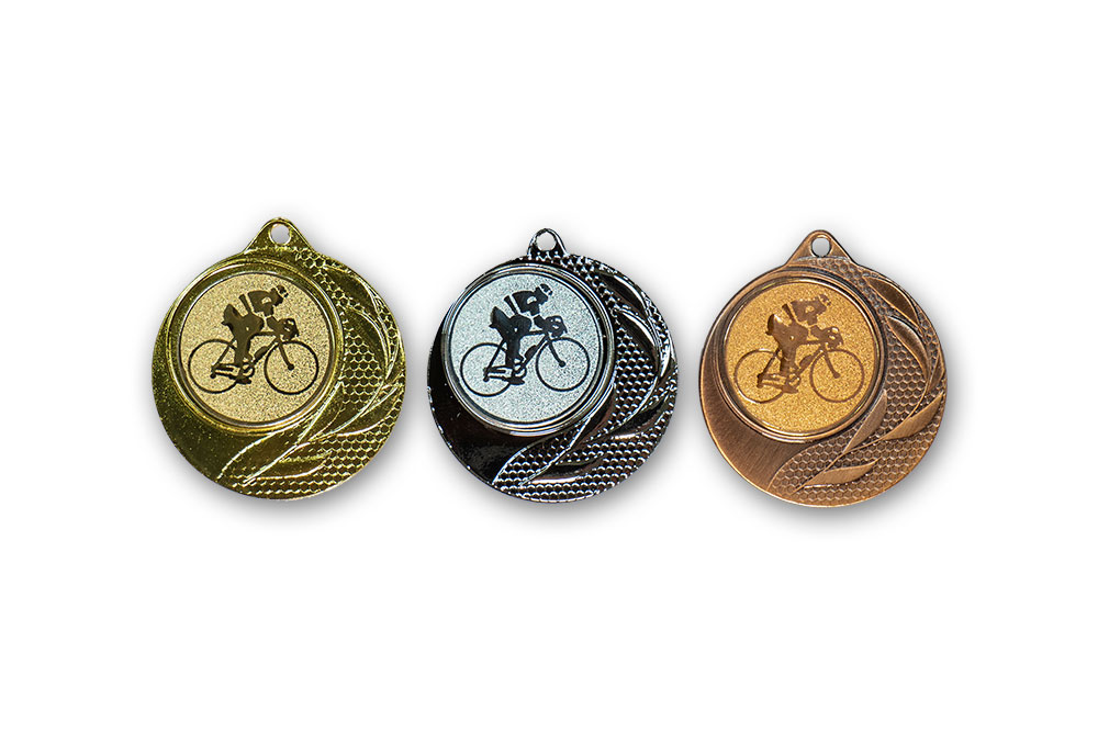 Medalje zlata srebrna bronasta kolesarstvo
