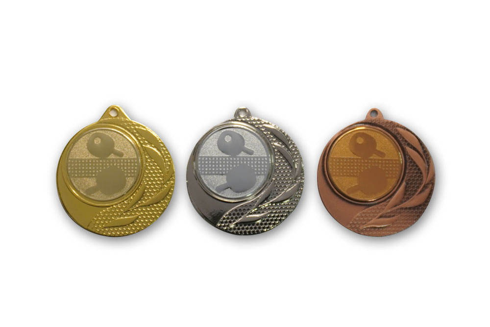 Medalje zlata srebrna bronasta namizni tenis