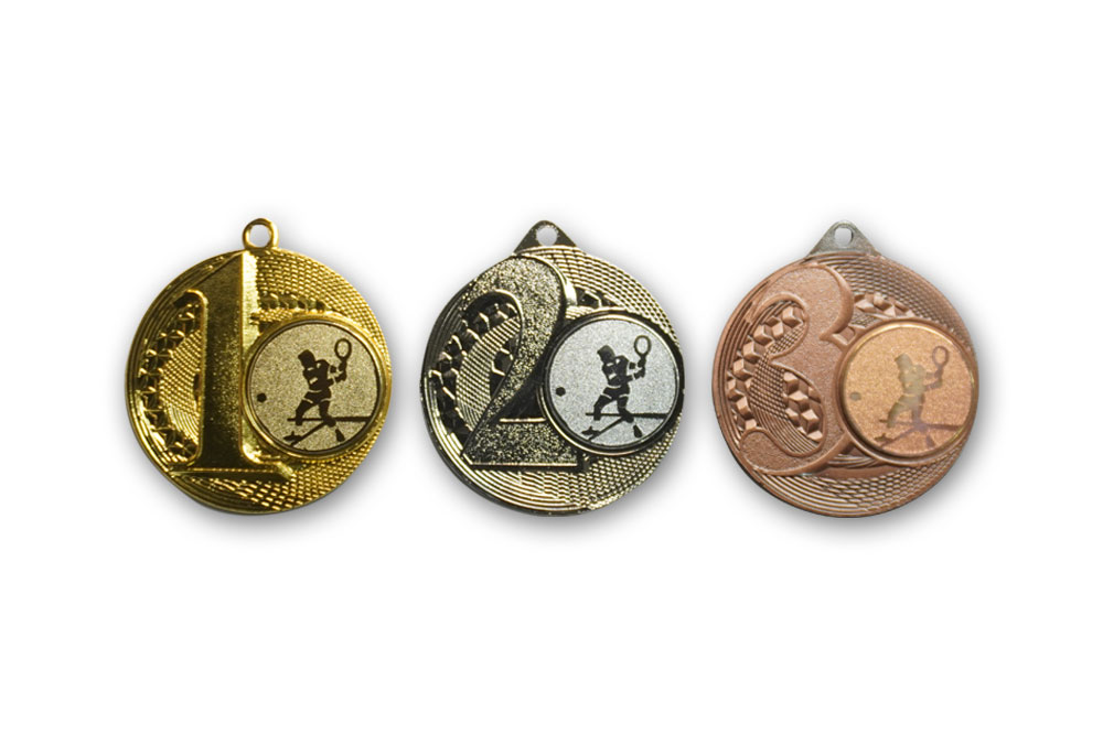 Medalje zlata srebrna bronasta tenis